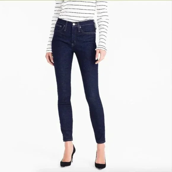 Crew Jeans Jcrew High Rise Toothpick Jean In Classic 26